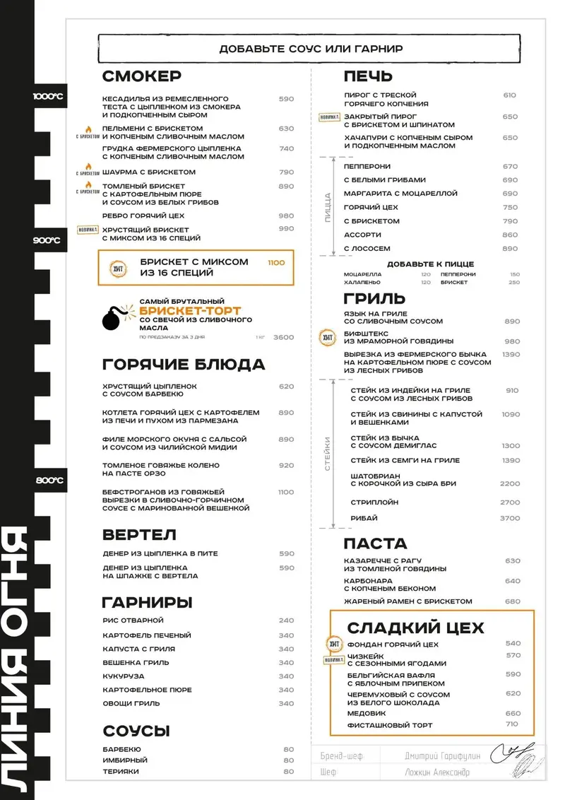 Основное меню Кемерово стр.2